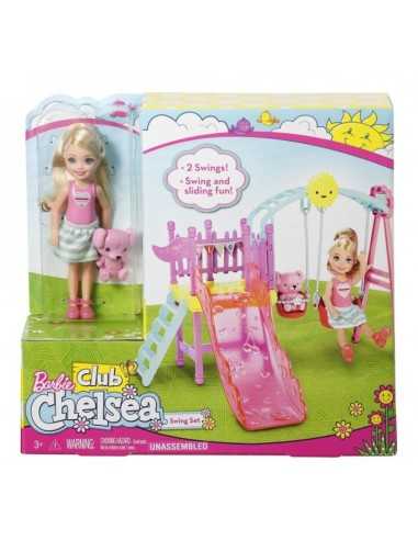 Chelsea playset con mini bambola altalena con scivolo MATDWJ45/DWJ46 Mattel | Futurartshop.com
