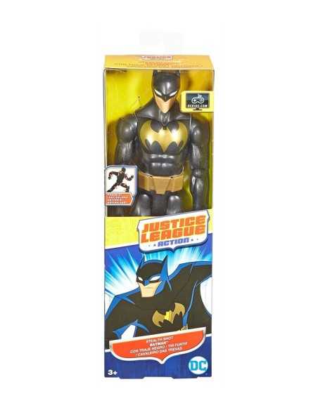 Justice league action personaggio base batman nero colpo invisibie MATFBR02/DWM50 Mattel | Futurartshop.com