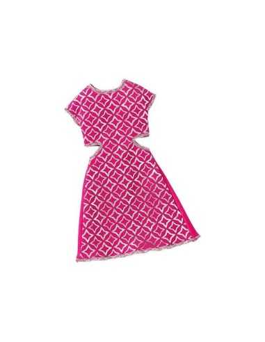 Barbie dresses fashion simple Fuchsia and silver MATFCT12/DWG08 Mattel | Futurartshop.com