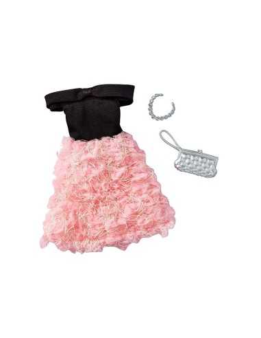 Barbie pink frilly girly dress look glamorous single mode MATFCT22/DXB03 Mattel | Futurartshop.com