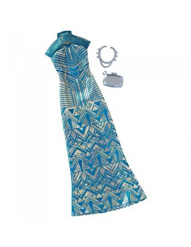 Barbie look glamorous single mode green gown and silver MATFCT22/DWG23 Mattel | Futurartshop.com