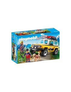 Playmobil jeep with mountain rescue dog PLA9128 Playmobil | Futurartshop.com 2