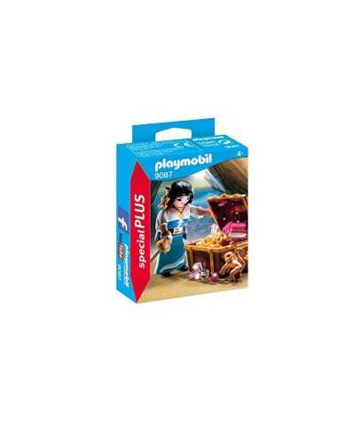 Pirate with treasure PLA9087 Playmobil | Futurartshop.com