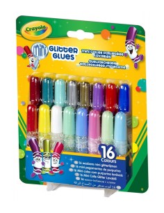 16 washable mini glitter glues CRA69-4200 Crayola | Futurartshop.com 2