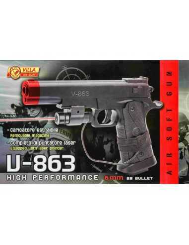 Laser air soft gun v-863 VIL863 Villa Giocattoli | Futurartshop.com
