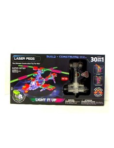Laser Pegs 30 in 1 super copter GIOHDGG2100B Giochi Preziosi | Futurartshop.com