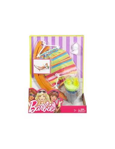 Barbie arredamenti da esterno - amaca più accessori MATDXB69/DVX47 Mattel | Futurartshop.com