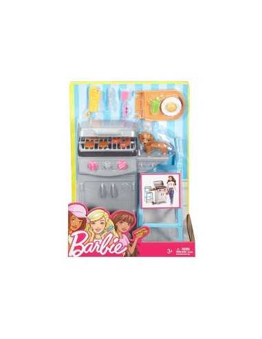 Barbie arredamenti da esterno grill più accessori MATDXB69/DVX48 Mattel | Futurartshop.com