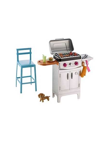 Barbie outdoor furniture grill plus accessories MATDXB69/DVX48 Mattel | Futurartshop.com