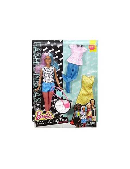 Barbie fashionistas blue and purple hair MATDTD96/DTF05 Mattel | Futurartshop.com