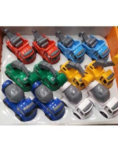 Veicoli camioncini e betoniere modelli assortiti PRI0783-36 Prismalia | Futurartshop.com