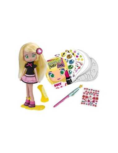 Bambola piny julia con libro da disegno e accessori FAM700013447/23274 Famosa | Futurartshop.com