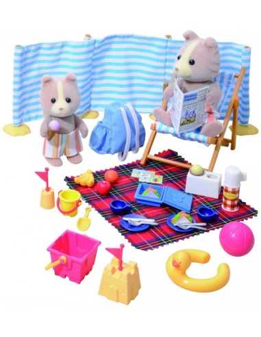 Sylvanian Families set spiaggia con 30 accessori BOR4870.SYL Epoch | Futurartshop.com