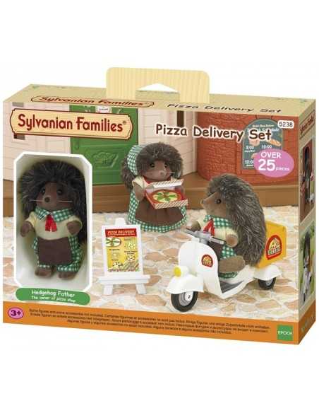 Set consegna pizza a domicilio Sylvanian Families BOR5238.SYL Epoch | Futurartshop.com