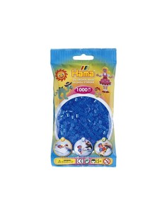 Hama bag 1000 translucent blue beads BOR207-15.AMA Hama | Futurartshop.com