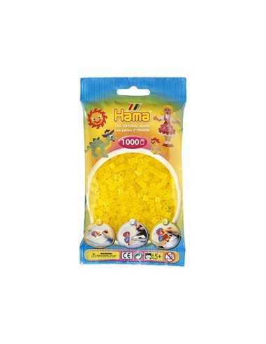 Hama beads 1000 bag translucent yellow BOR207-14.AMA Hama | Futurartshop.com