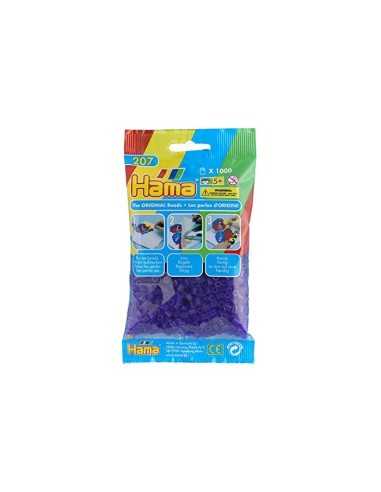 Hama bustina 1000 perline viola traslucido BOR207-24.AMA Hama | Futurartshop.com