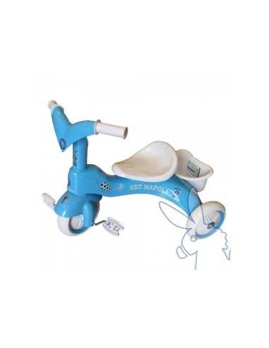 Eco tricycle blue 81985 SSC Napoli 151999 Linea Paggio | Futurartshop.com