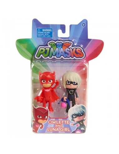 Pj masks super pigiamini coppia personaggi owlette e luna girl GIOPJM01000/1 Giochi Preziosi | Futurartshop.com