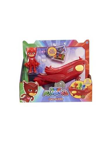 Pj masks super pigiamini personaggio con veicolo owlette GIOPJM03000/1 Giochi Preziosi | Futurartshop.com