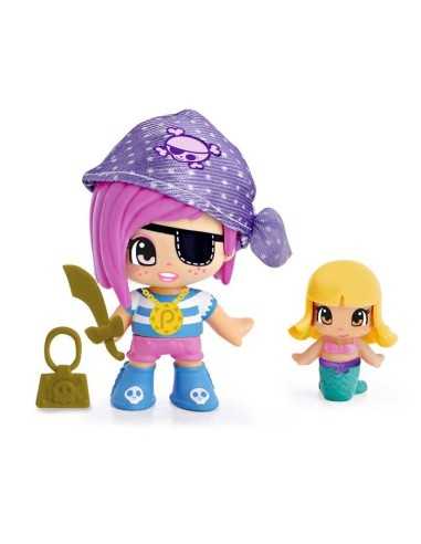 Pinypon pirata capelli rosa con mini sirena FAM700013363/23191 Famosa | Futurartshop.com