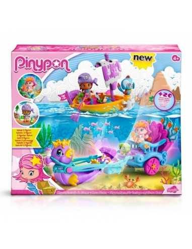 Pinypon carrozza sirena e nave pirata con accessori FAM700013367 Famosa | Futurartshop.com