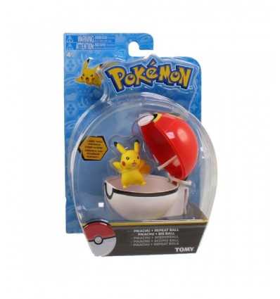 Blister Pokemon Pikachu Ball rot T18532/T18830 Tomy- Futurartshop.com