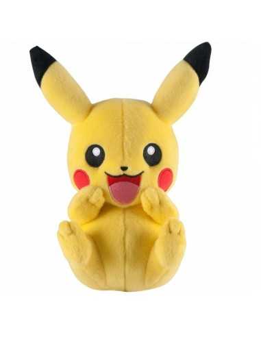 Pokemon peluche base cm 20 pikachu con braccia chiuse ROCT18536/T18844 Tomy | Futurartshop.com