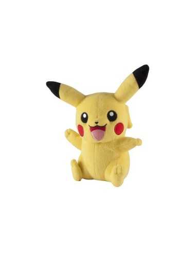 Pokemon peluche base cm 20 pikachu con braccia aperte ROCT18536/T18896 Tomy | Futurartshop.com