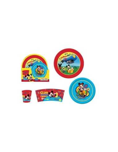 Mickey Mouse 3 piece melamine set 4MDS-WD8986 Gabbiano | Futurartshop.com