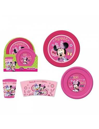 3-piece feeding set minnie 4MDS-WD8987 Gabbiano | Futurartshop.com
