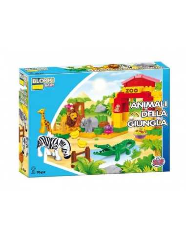 Grandi Giochi GG81001 - Set Costruzioni Animali della giungla  2253693552488 Grandi giochi | Futurartshop.com