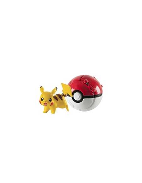 Pokemon throw poke ball with pikachu's n pop ROC718873/T18874 Tomy | Futurartshop.com