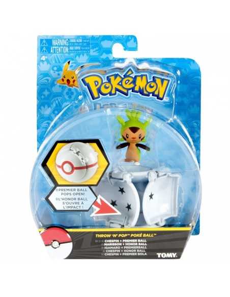 Pokemon throw 'n pop chespin with premier ball ROCT18873/T18875 Tomy | Futurartshop.com