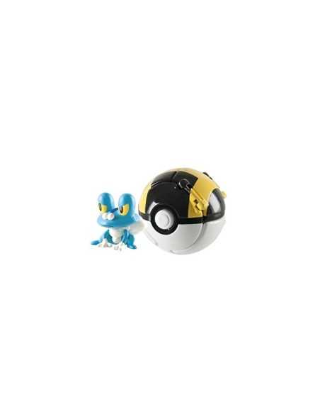 Pokemon throw 'n pop froakie con ultra ball ROCT18873/T18877 Tomy | Futurartshop.com