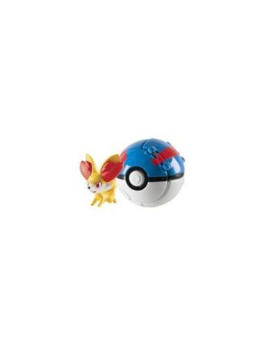 Pokemon throw 'n pop fennekin with great ball ROCT18873/T18876 Tomy | Futurartshop.com