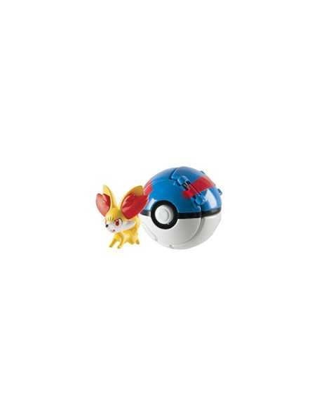 Pokemon throw 'n pop fennekin con great ball ROCT18873/T18876 Tomy | Futurartshop.com