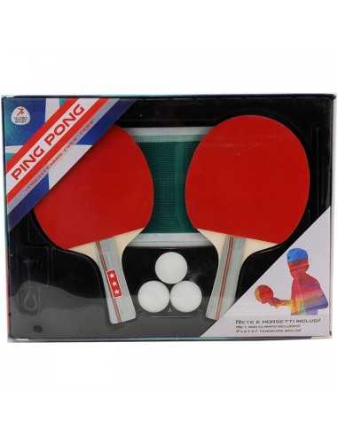Set gioco ping pong con rete e palline BIM0005904 Globo | Futurartshop.com