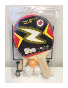 Racchette ping pong con palla e rete BIM0005906 Migliorati | Futurartshop.com