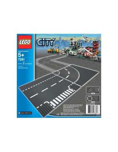 Incrocio a T con curva BIM7281LEGO Lego | Futurartshop.com