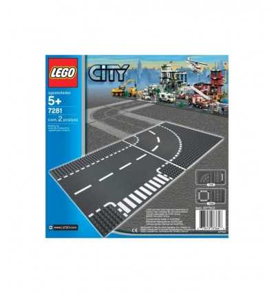 T-skrzyżowanie z krzywej 7281LEGO Lego- Futurartshop.com