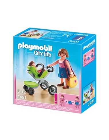 Playmobil 5491 MOM with stroller PLA5491 Playmobil | Futurartshop.com