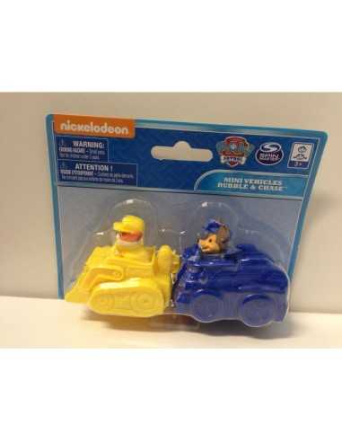 Paw patrol mini vehicles with character rubble and chase SPI16673/20080655 Spin master | Futurartshop.com