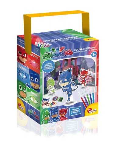 PJ gattoboy gufetta and learn colors and masks Gecko WON62928 Lisciani | Futurartshop.com