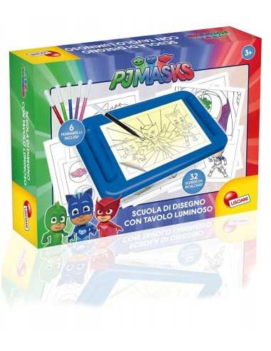 Pj masks scuola di disegno con tavolo luminoso WON63017 Lisciani | Futurartshop.com