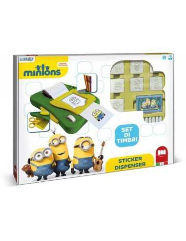Sticker dispensers minions with stamps and markers MUL8896 Multiprint | Futurartshop.com