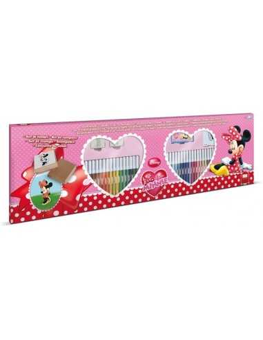 Set timbri con 60 pennarelli minnie MUL18866 Multiprint | Futurartshop.com