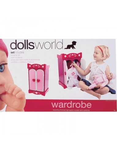 Doll wood wardrobe BOR8613.PET  | Futurartshop.com