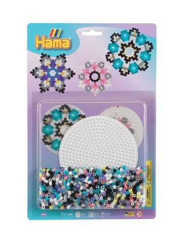 Hama blister 1100 perline con base tonda BOR4017/4016 Hama | Futurartshop.com