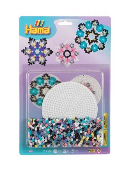Hama blister 1100 perline con base tonda BOR4017/4016 Hama | Futurartshop.com